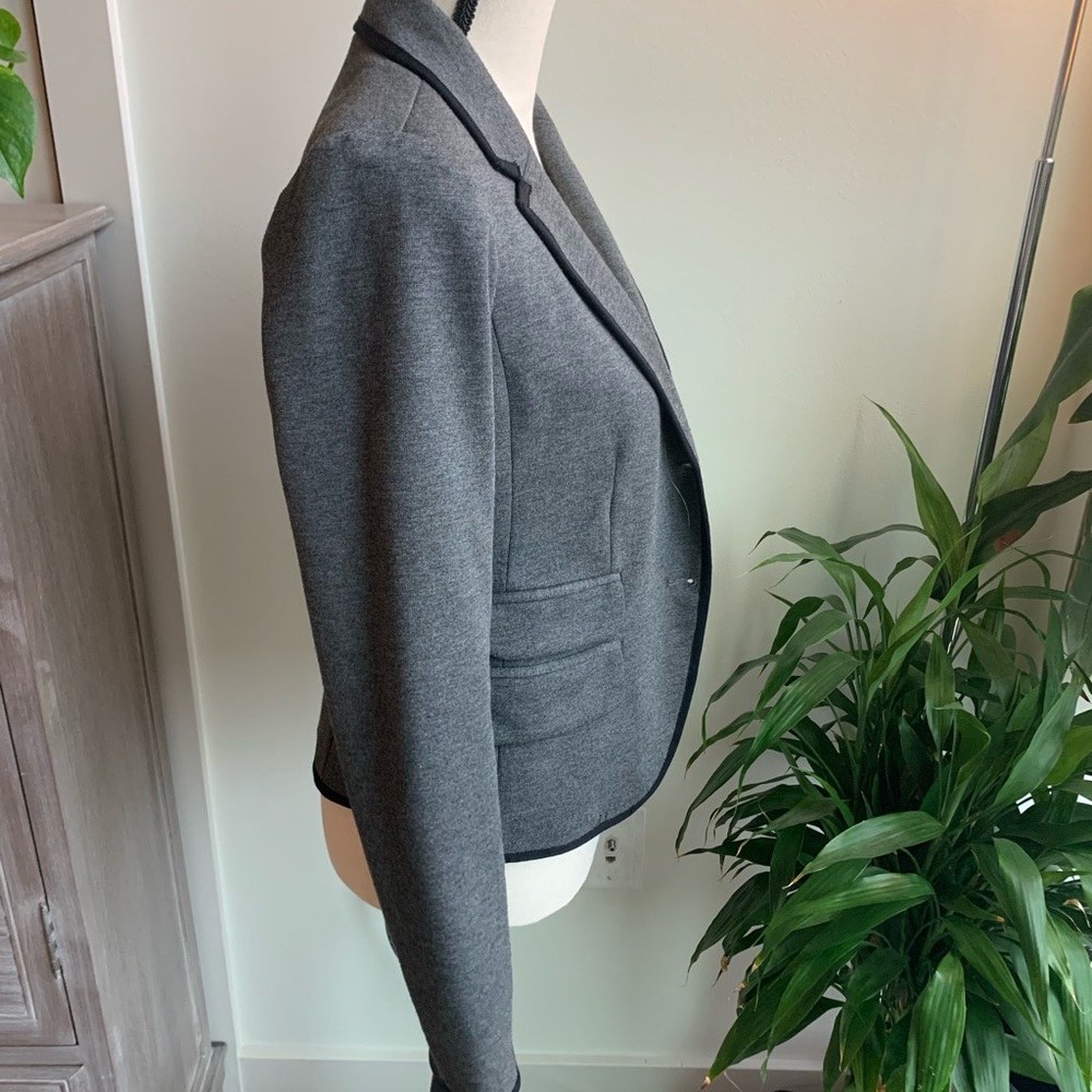 Gray Blazer with Black trim by GAP - Picture 7 of 11